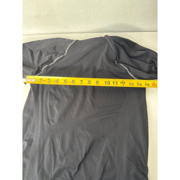 Athleta Women's Black Style 591607 Athletic Nylon Spandex Blend Long Sleeve Top - Picture 10 of 12